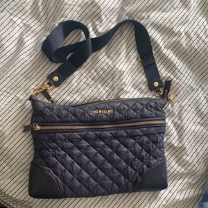 MZ Wallace Navy Crossbody Bag
